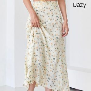 floral maxi skirt